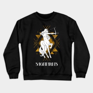 Sagittarius zodiac sign Crewneck Sweatshirt